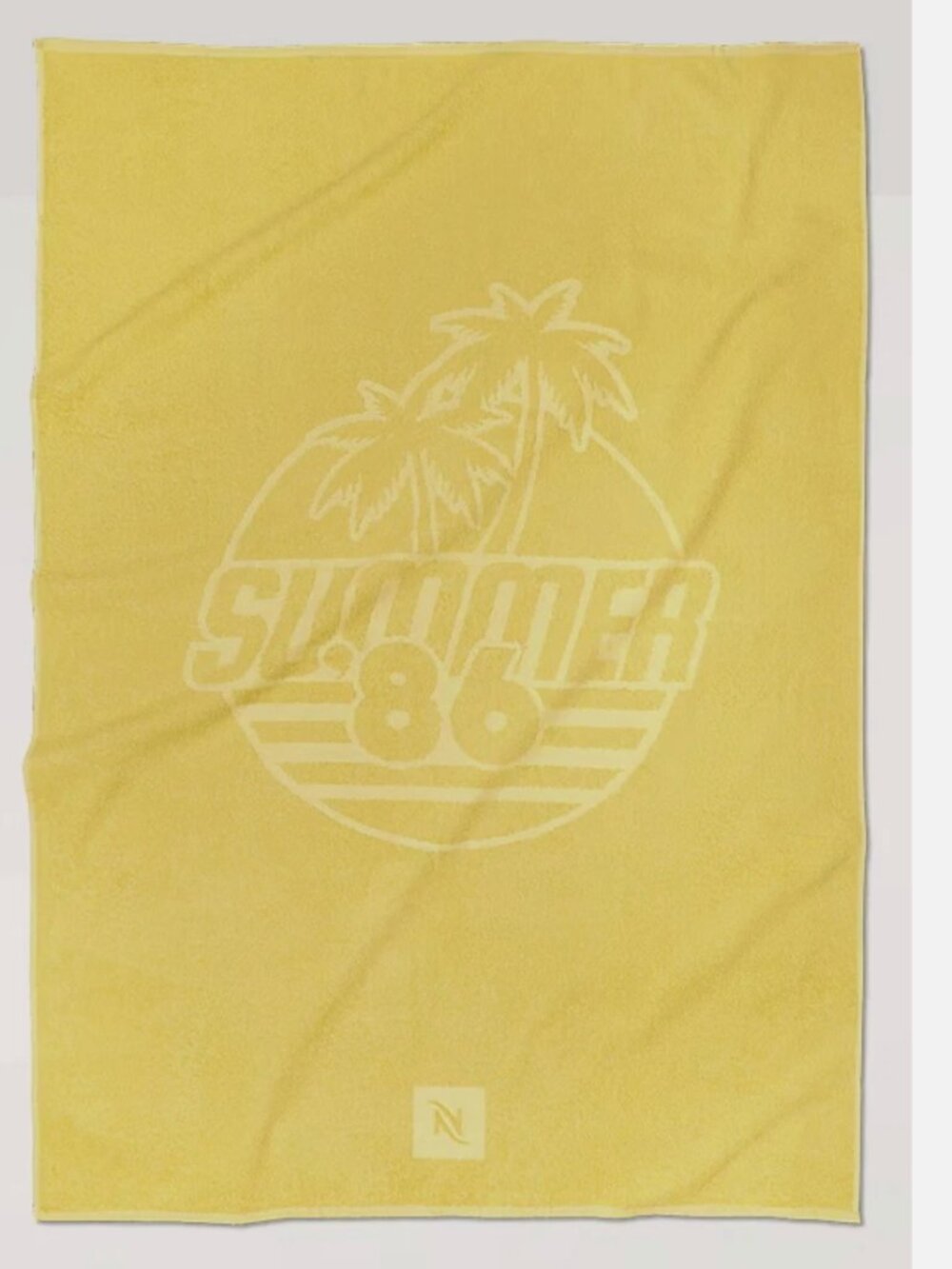 NEW NESPRESSO YUZU BEACH TOWEL Made in Spain